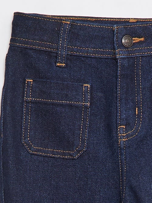Flared/bootcut jeans met opgestikte zakken - Kiabi