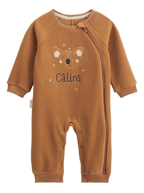 Fleece babyrompertje met sterrenbeeldmotief - Kiabi