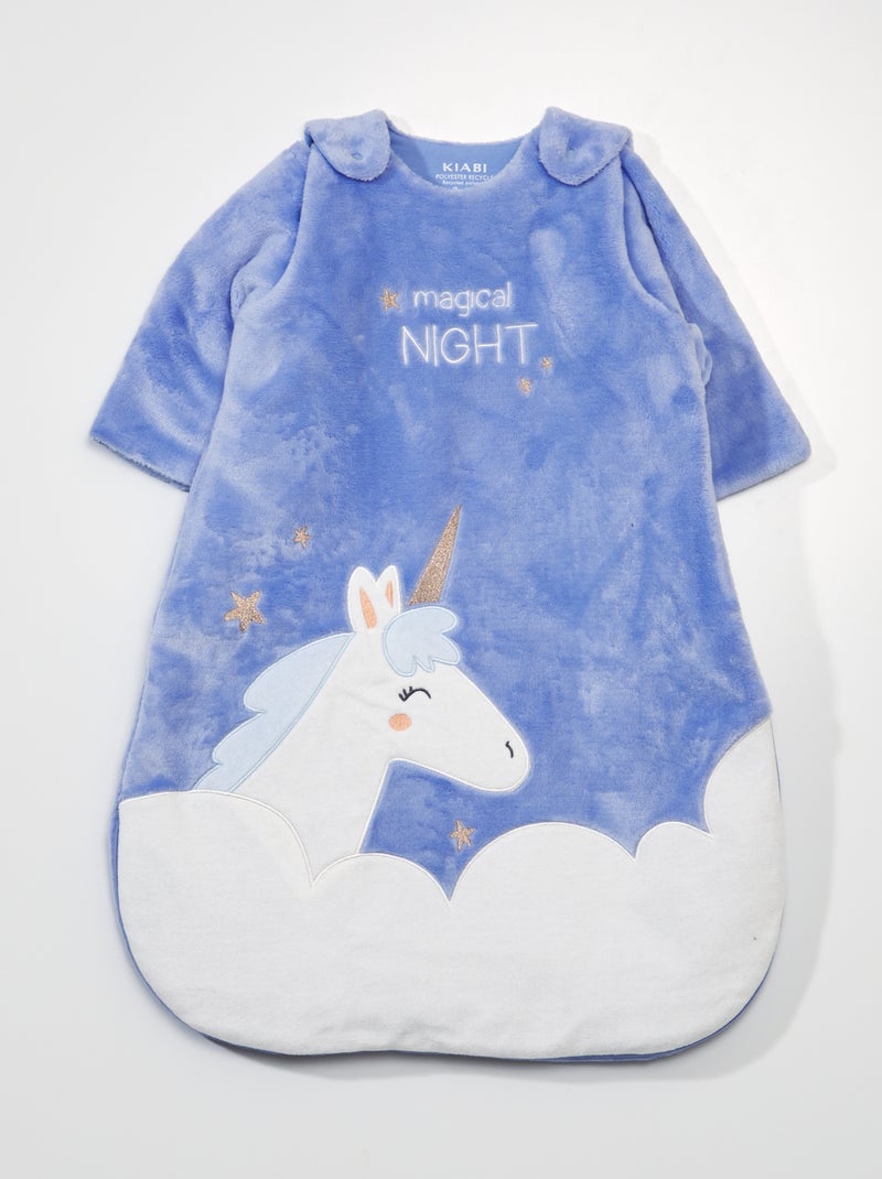 Fleece babyslaapzak - TOG 3 BLAUW - Kiabi