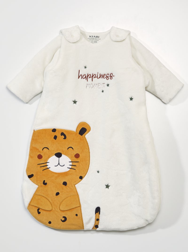 Fleece babyslaapzak - TOG 3 WIT - Kiabi