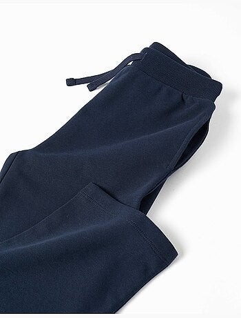 Fleece broek met trekkoord en zakken