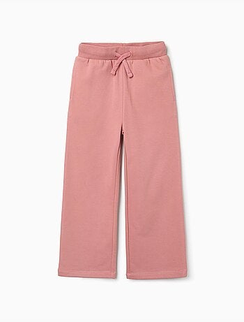 Fleece broek met trekkoord en zakken
