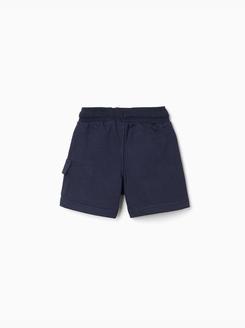 Fleece cargoshorts met trekkoord - Kiabi Fleece cargoshorts met trekkoord - Kiabi