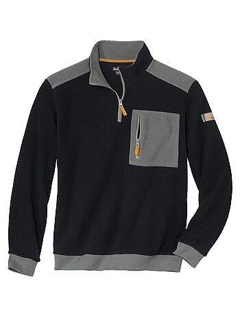Fleece coltrui met rits - ATLAS FOR MEN