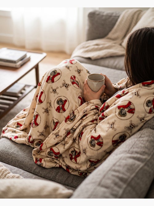 Fleece Deken One Piece 110x150cm - Zachte Warme Plaid Kind Tiener - Kiabi Fleece Deken One Piece 110x150cm - Zachte Warme Plaid Kind Tiener - Kiabi