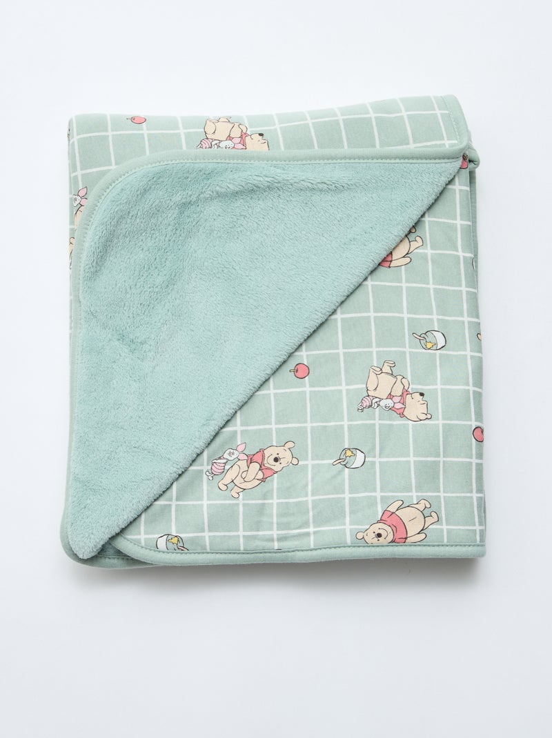 Fleece deken 'Winnie' Groen - Kiabi