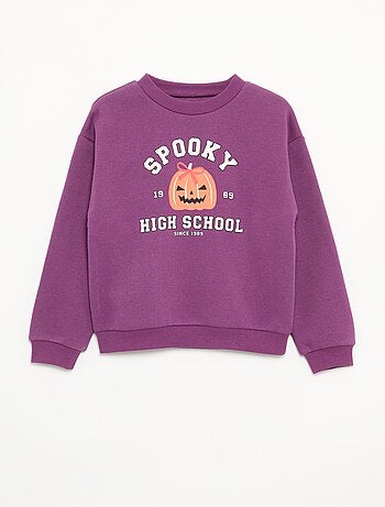 Fleece sweatshirt 'Halloween'