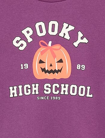 Fleece sweatshirt 'Halloween'