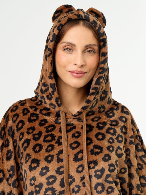 Fleece hoodie met capuchon - Kiabi