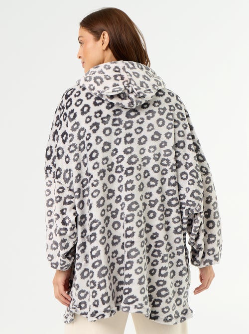 Fleece hoodie met capuchon - Kiabi