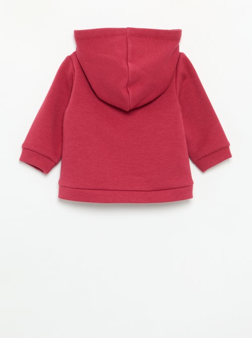 Fleece hoodie met konijnenoortjes - Kiabi Fleece hoodie met konijnenoortjes - Kiabi