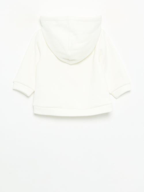Fleece hoodie met konijnenoortjes - Kiabi Fleece hoodie met konijnenoortjes - Kiabi