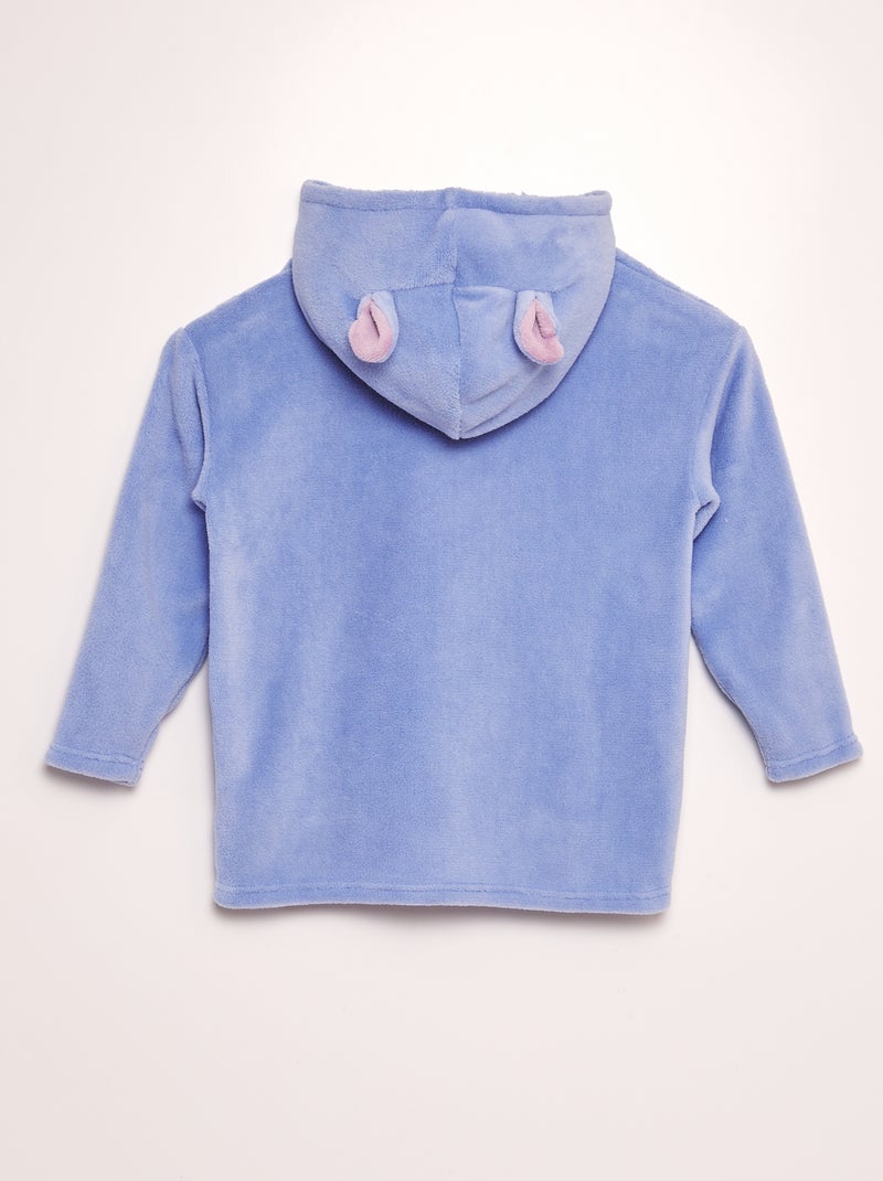 Fleece hoodie 'Stitch' BLAUW - Kiabi