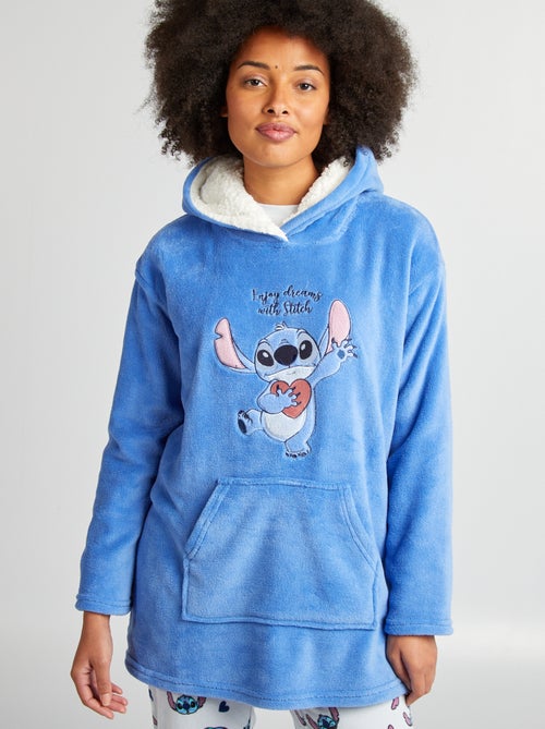 Fleece hoodie 'Stitch' - Kiabi