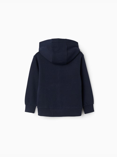 Fleece jas met capuchon en zakken - Kiabi Fleece jas met capuchon en zakken - Kiabi