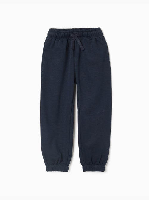 Fleece joggers met trekkoord en zakken - Kiabi Fleece joggers met trekkoord en zakken - Kiabi