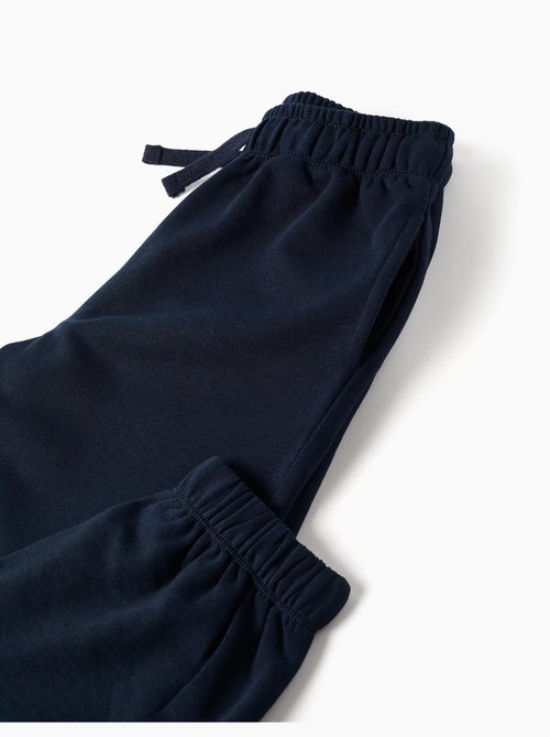 Fleece joggers met trekkoord en zakken - Kiabi Fleece joggers met trekkoord en zakken - Kiabi