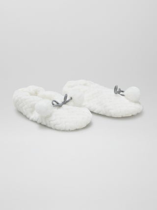 Fleece pantoffels