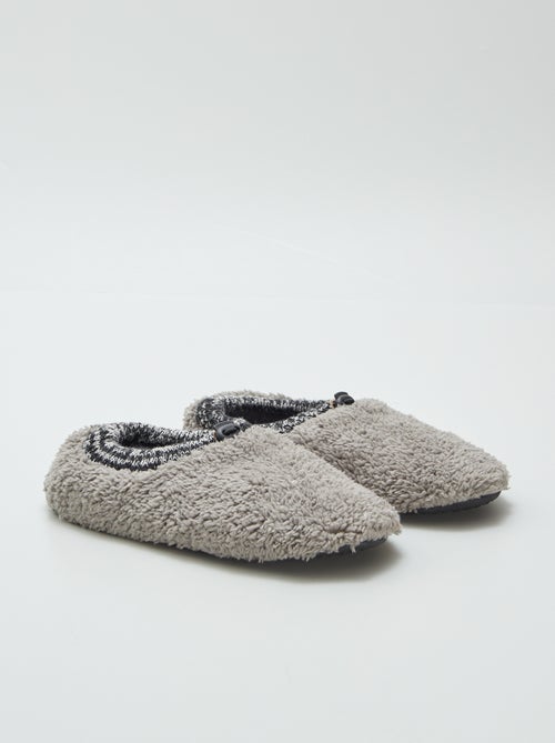 Fleece pantoffels - Kiabi