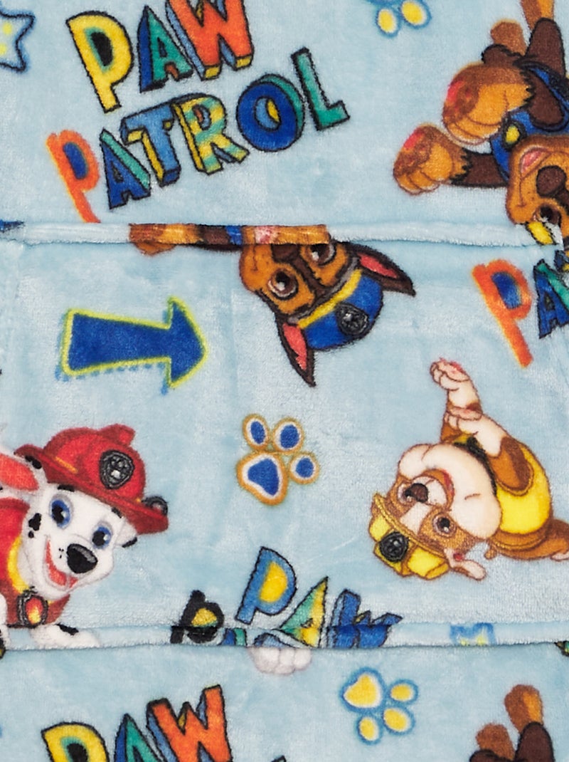 Fleece plaid/poncho 'PAW Patrol' BLAUW - Kiabi