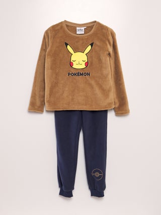 Fleece pyjama 'Pikachu' - 2-delig