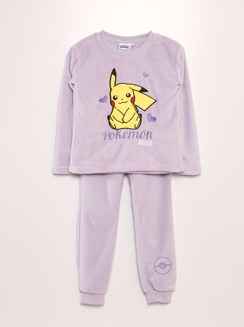 Fleece pyjama 'Pikachu' 'Pokémon' - 2-delig BLAUW - Kiabi