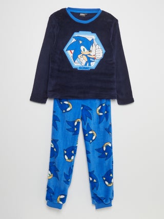 Fleece pyjama 'Sonic' - 2-delig