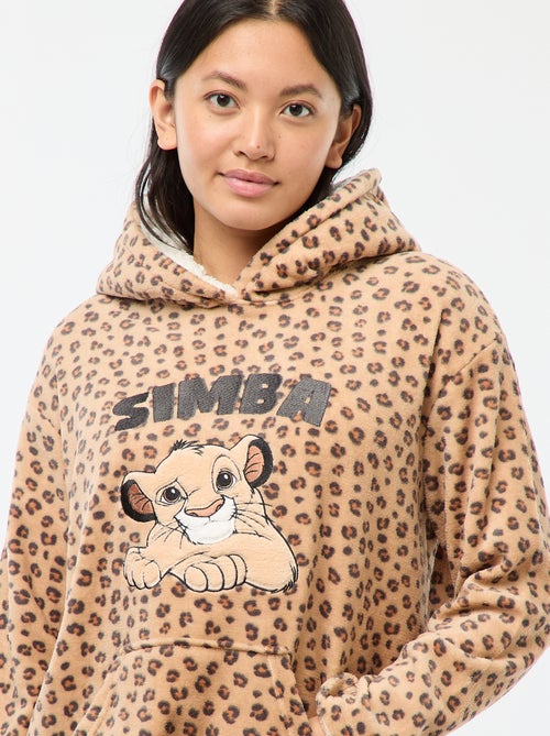 Fleece pyjamahoodie 'De Leeuwenkoning' 'Disney' - Kiabi