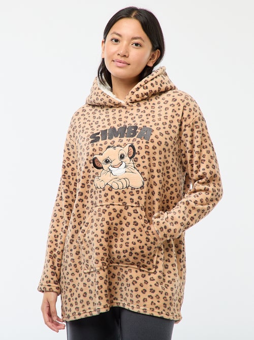 Fleece pyjamahoodie 'De Leeuwenkoning' 'Disney' - Kiabi