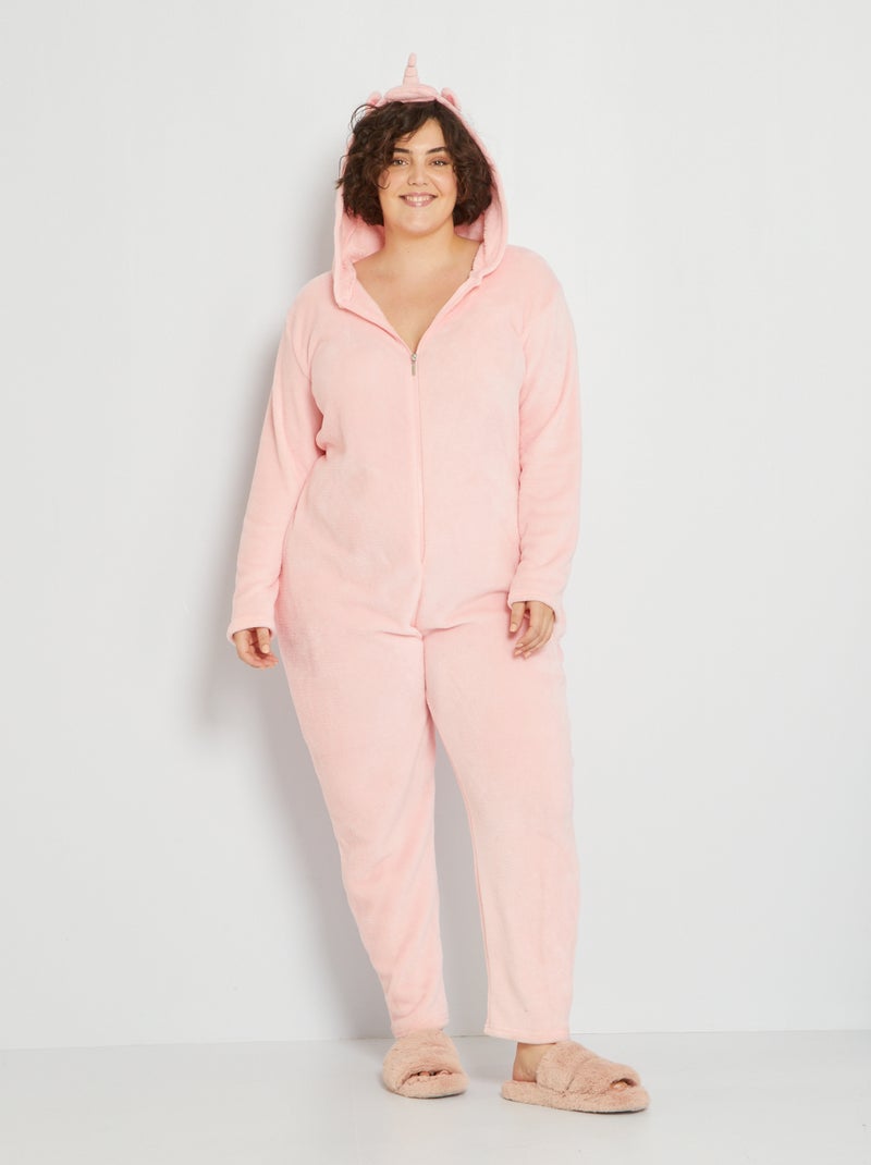 Fleece pyjamapak in eenhoornthema ROSE - Kiabi