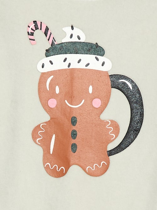 Fleece pyjamasetje - T-shirt + broek - 2-delig - Kiabi