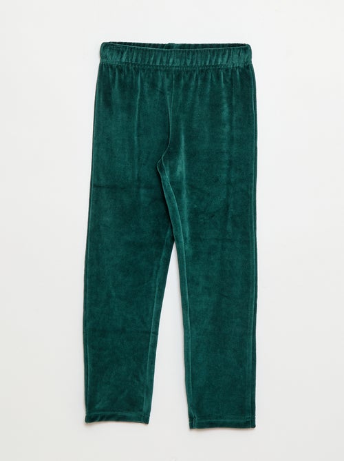 Fleece pyjamasetje - T-shirt + broek - 2-delig - Kiabi