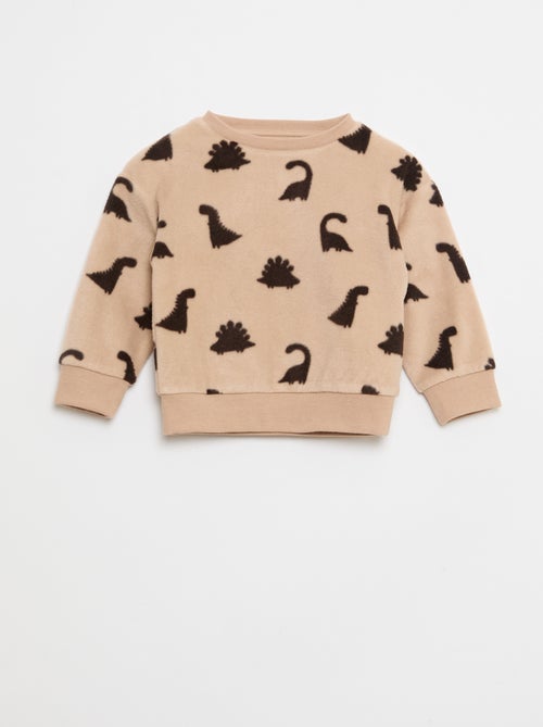 Fleece pyjamasetje - Top + broek - Kiabi