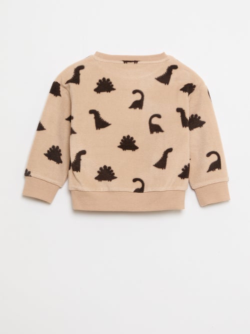 Fleece pyjamasetje - Top + broek - Kiabi