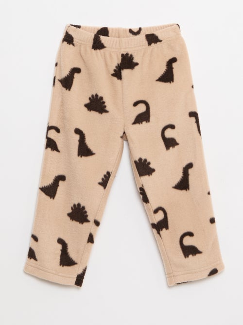 Fleece pyjamasetje - Top + broek - Kiabi