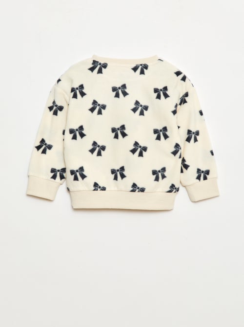 Fleece pyjamasetje - Top + broek - Kiabi