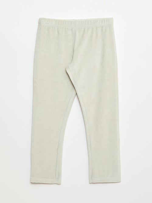 Fleece pyjamasetje in kerstthema - T-shirt + broek - 2-delig - Kiabi