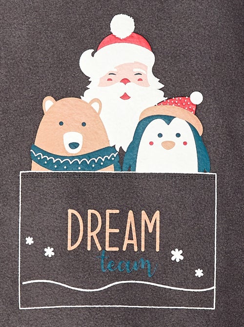 Fleece setje - T-shirt + broek - 2-delig - Kiabi