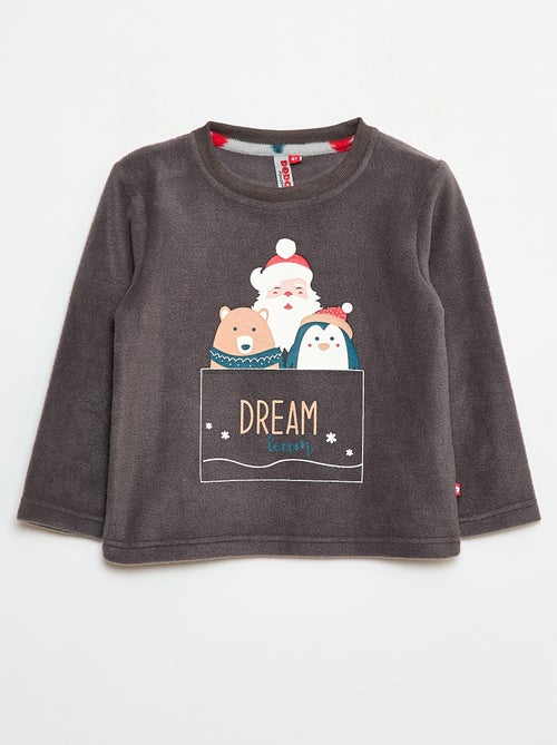 Fleece setje - T-shirt + broek - 2-delig - Kiabi