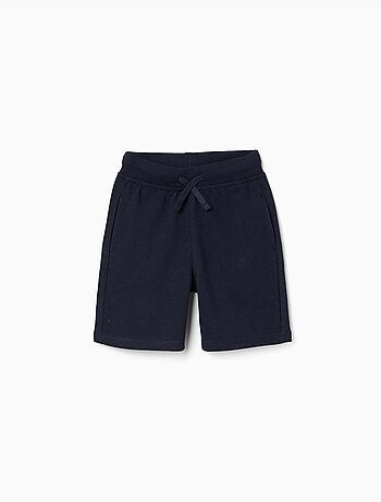 Fleece shorts met trekkoord en zijzakken