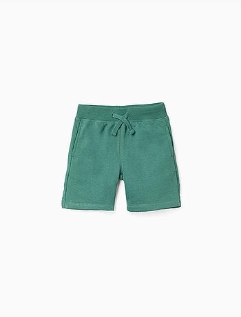 Fleece shorts met trekkoord en zijzakken