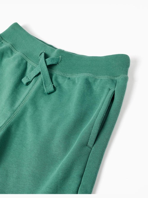 Fleece shorts met trekkoord en zijzakken - Kiabi Fleece shorts met trekkoord en zijzakken - Kiabi