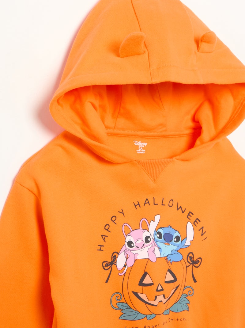 Fleece sweater 'Halloween' 'Disney' 'Stitch' Oranje - Kiabi