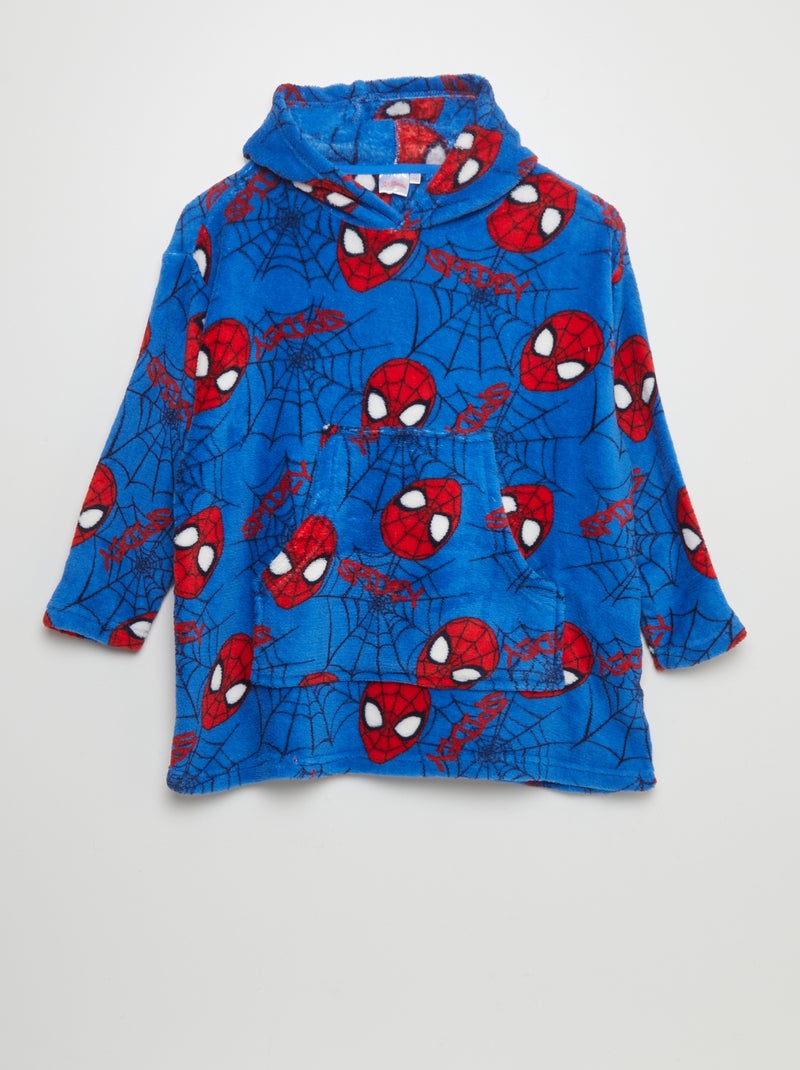 Fleece sweater met 'Spider-Man'-print BLAUW - Kiabi
