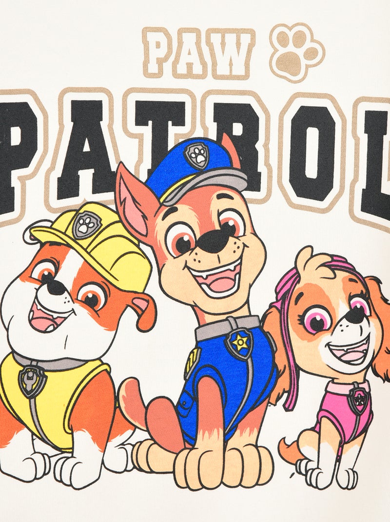 Fleece sweater 'Paw Patrol' Wit - Kiabi