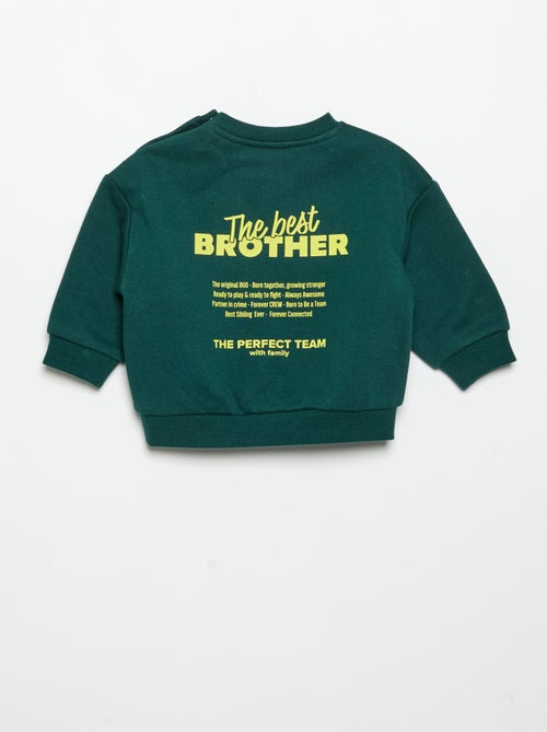 Fleece sweatshirt - Kiabi