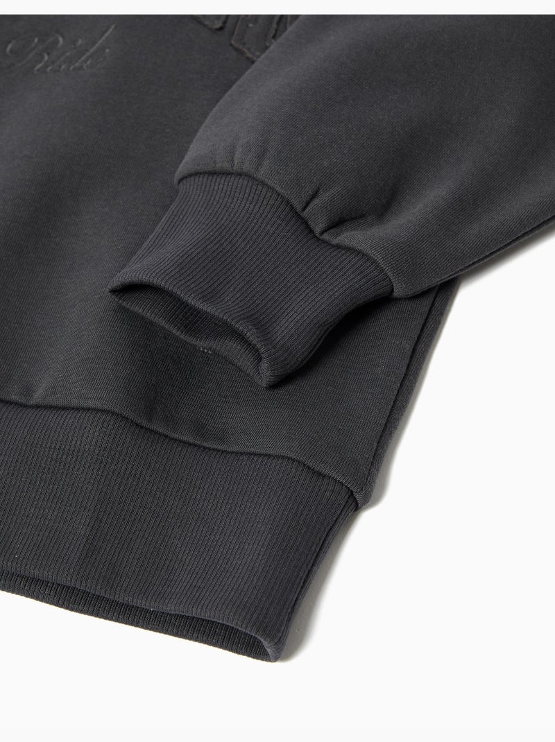 Fleece sweatshirt, MO Fashion Grijs - Kiabi