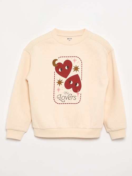 Fleece sweatshirt - Kiabi Fleece sweatshirt - Kiabi