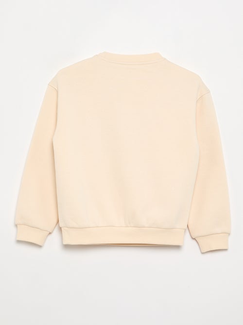 Fleece sweatshirt - Kiabi Fleece sweatshirt - Kiabi