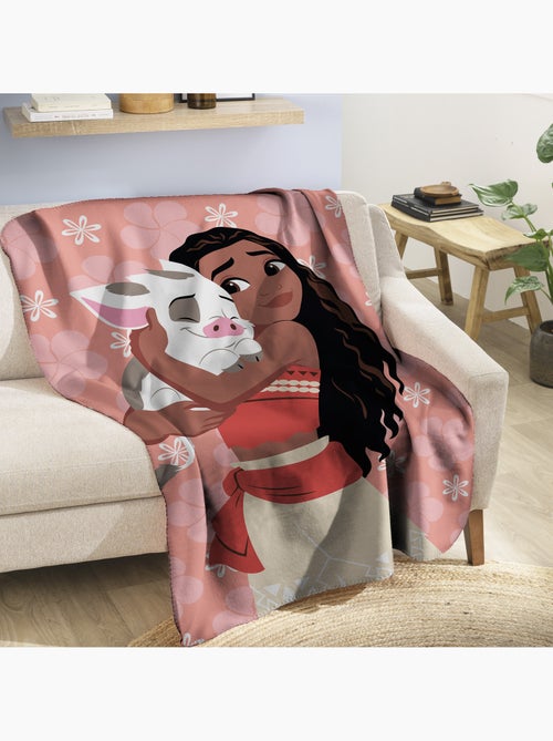 Fleecedeken bedrukt 100% polyester, disney home vaiana pua - Kiabi Fleecedeken bedrukt 100% polyester, disney home vaiana pua - Kiabi